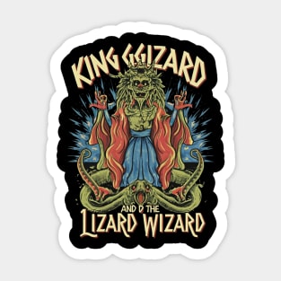 King Gizzard And The Lizard Wizard Sticker